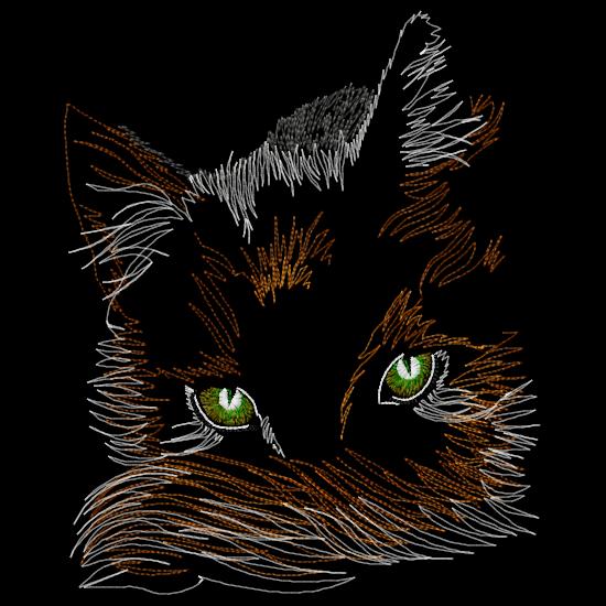 Cat’s eyes-embroidery design – Embroidery designs